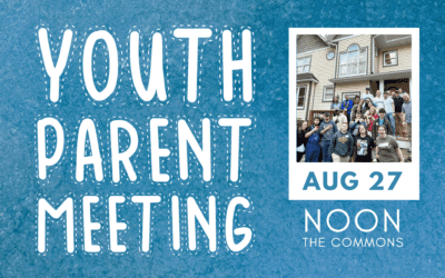 Youth Parent Meeting