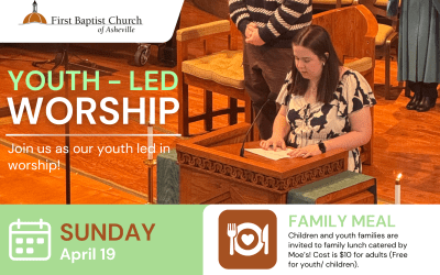 Youth Led Worship: Sunday, April 19